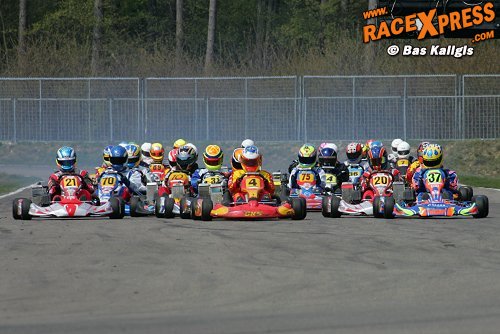 Rotax Max Senioren, vol veld en mooie strijd